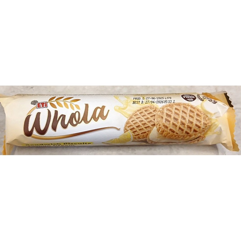 Eti Whola Sandwish Lemon Cream Biscuit 100g | Eti In Lebanon