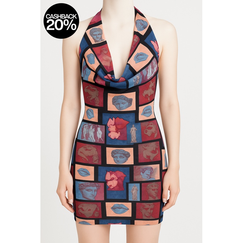 Forever 21 Women’s Multicolor Printed Sleeveless Dress |Forever 21 In Lebanon