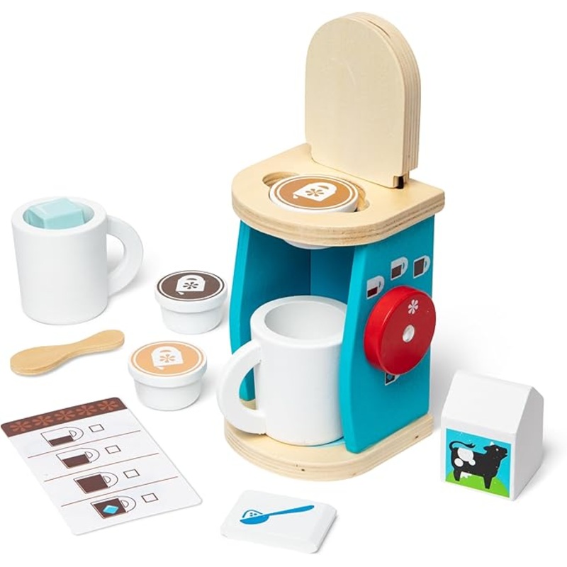 Melissa & Doug Brew And Serve Wooden Coffee Maker Set | Melissa & Doug In Lebanon