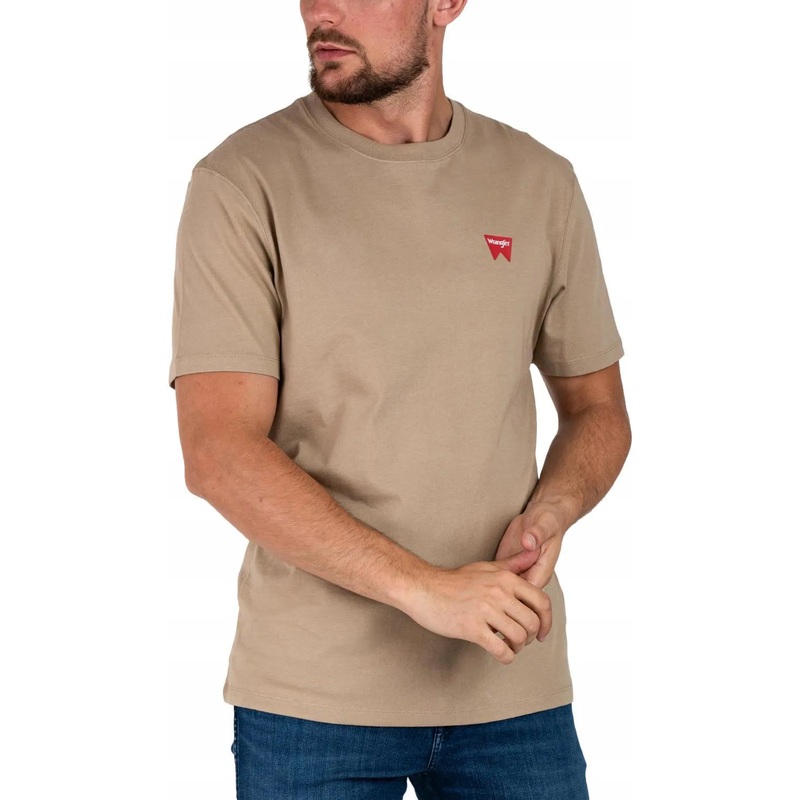 Wrangler Men’s Khaki Sign Off T-Shirt |Wrangler In Lebanon
