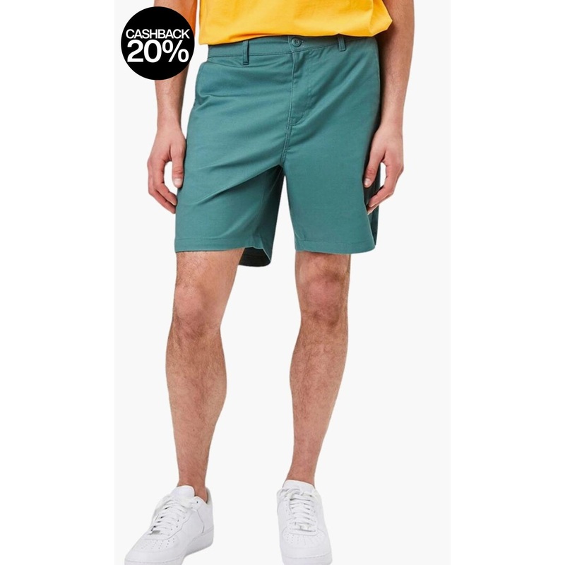 Forever 21 Men’s Green 4 Pockets Chino Short | Forever 21 In Lebanon