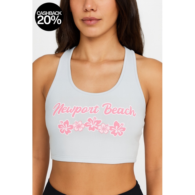 Forever 21 Women’s Baby Blue Graphic Halter Neck Crop Top | Forever 21 In Lebanon