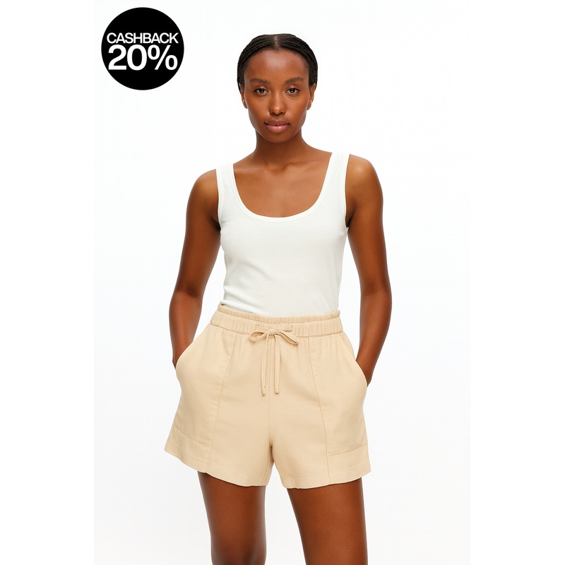 Forever 21 Women’s Beige 4 Pocket Short | Forever 21 In Lebanon