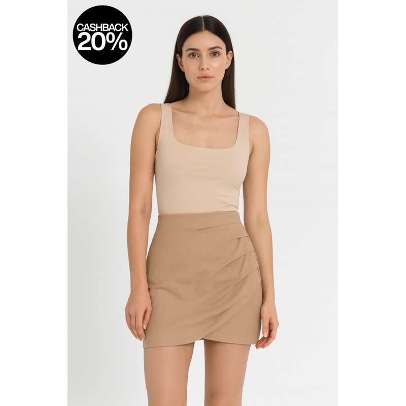 Forever 21 Women’s Beige Mini Skirt | Forever 21 In Lebanon