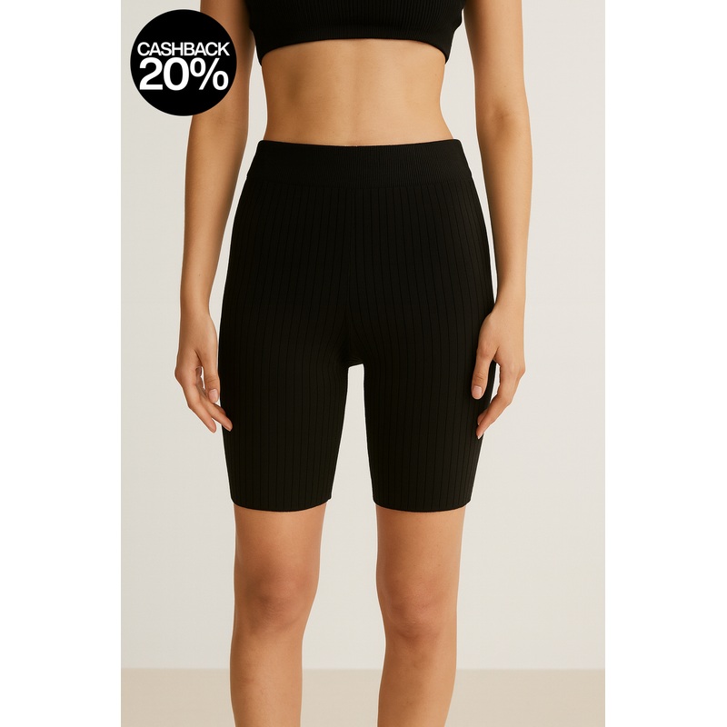Forever 21 Women’s Black Ripped Biker Short | Forever 21 In Lebanon