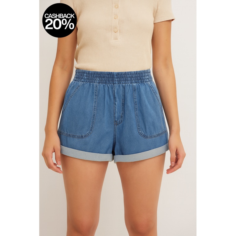 Forever 21 Women’s Blue Denim Short |Forever 21 In Lebanon