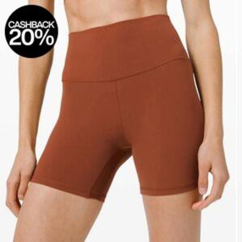 Forever 21 Women’s Brick Orange High Rise Biker Short | Forever 21 In Lebanon