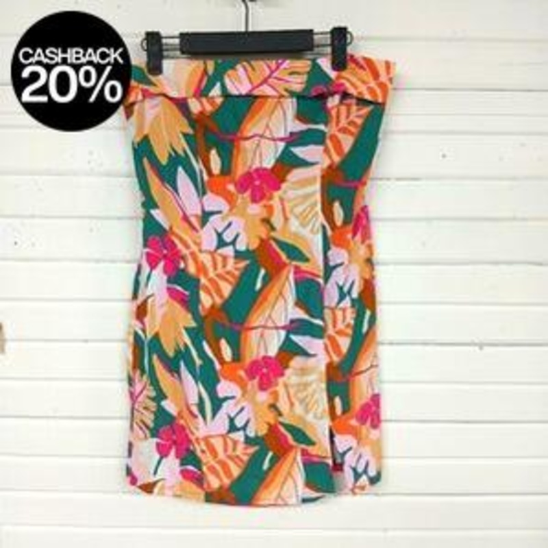 Forever 21 Women’s Multicolor Floral Strapless Mini Dress | Forever 21 In Lebanon