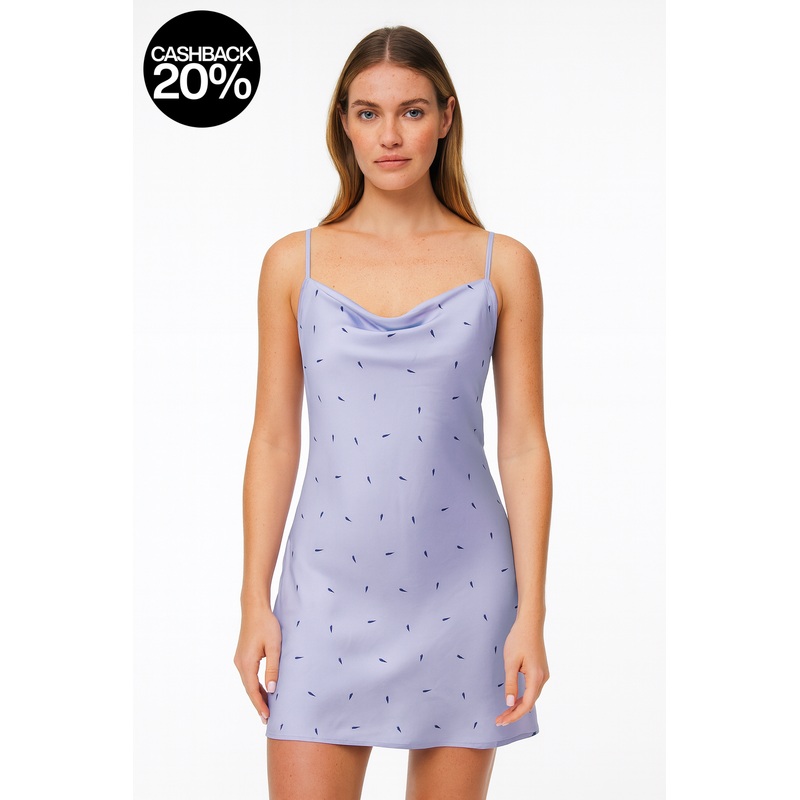 Forever 21 Women’s Purple Multicolor Sleeveless Satin Dress | Forever In Lebanon