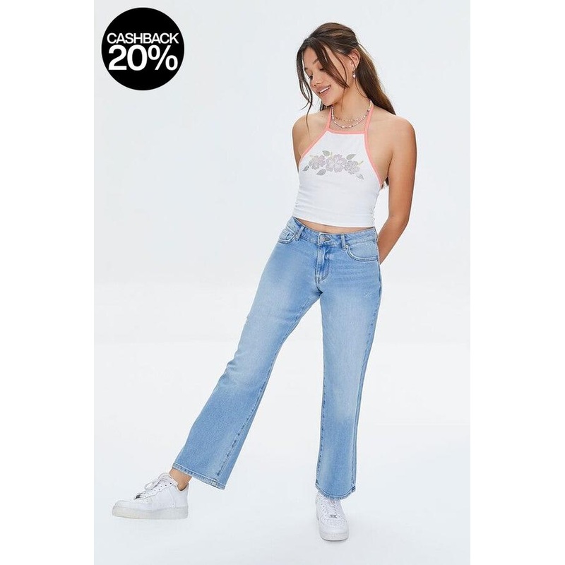 Forever 21 Women’s White Rhinestone Crop Top | Forever 21 In Lebanon