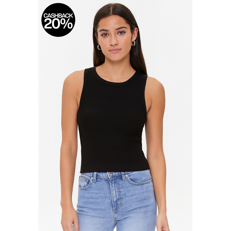 Forever 21 Womens Black Sweater Tank Top  |Forever 21 In Lebanon