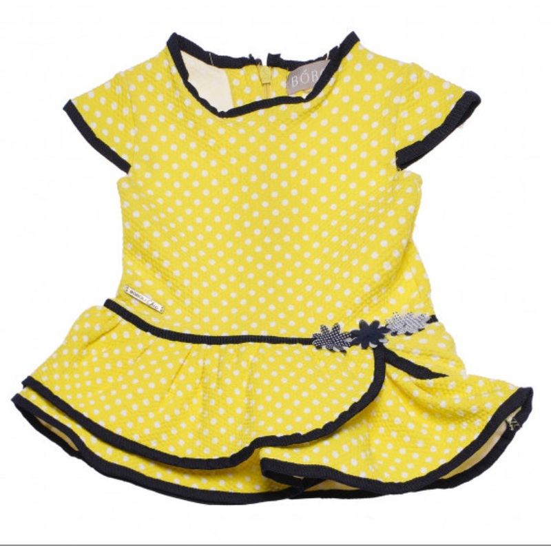 Boboli Girl’s Yellow Dress|12 Months