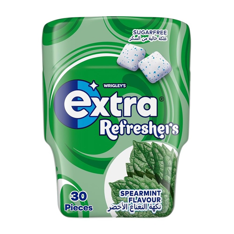 Extra Refreshers Spearmint Sugarfree Chewing Gum 67g | Extra In Lebanon