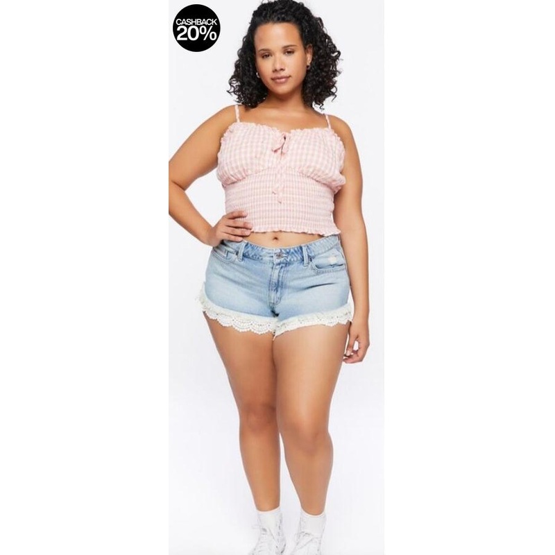 Forever 21 Women’s Blue Jeans Short | Forever 21 In Lebanon