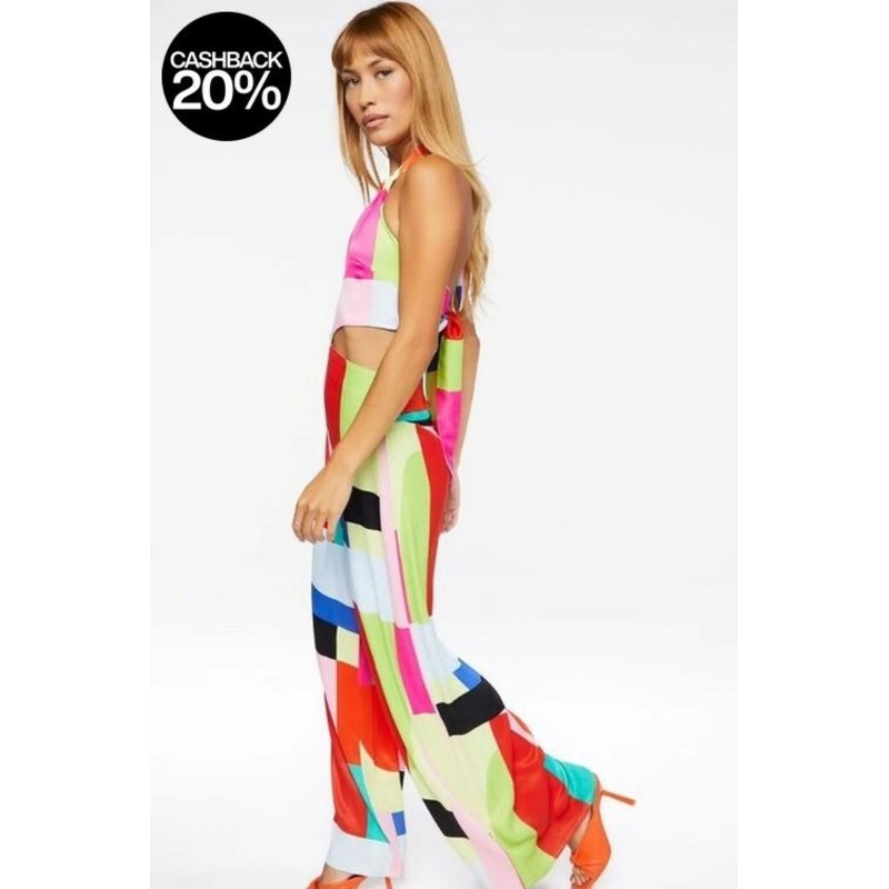 Forever 21 Women’s Multicolor Cut Out Jumpsuit | Forever 21 In Lebanon