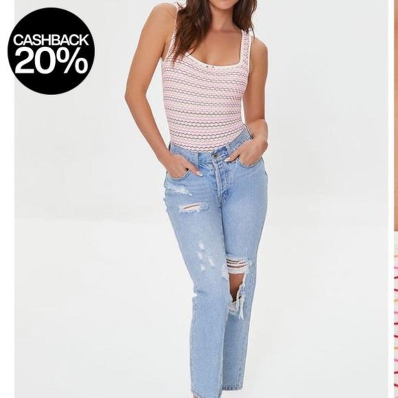 Forever 21 Women’s Off-White Multicolor Printed Bodysuits | Forever 21 In Lebanon