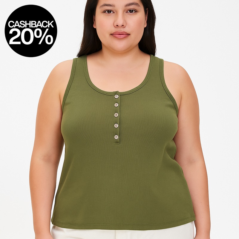 Forever 21 Women’s Olive Green Plus Size Sleeveless Tank Top | Forever 21 In Lebanon