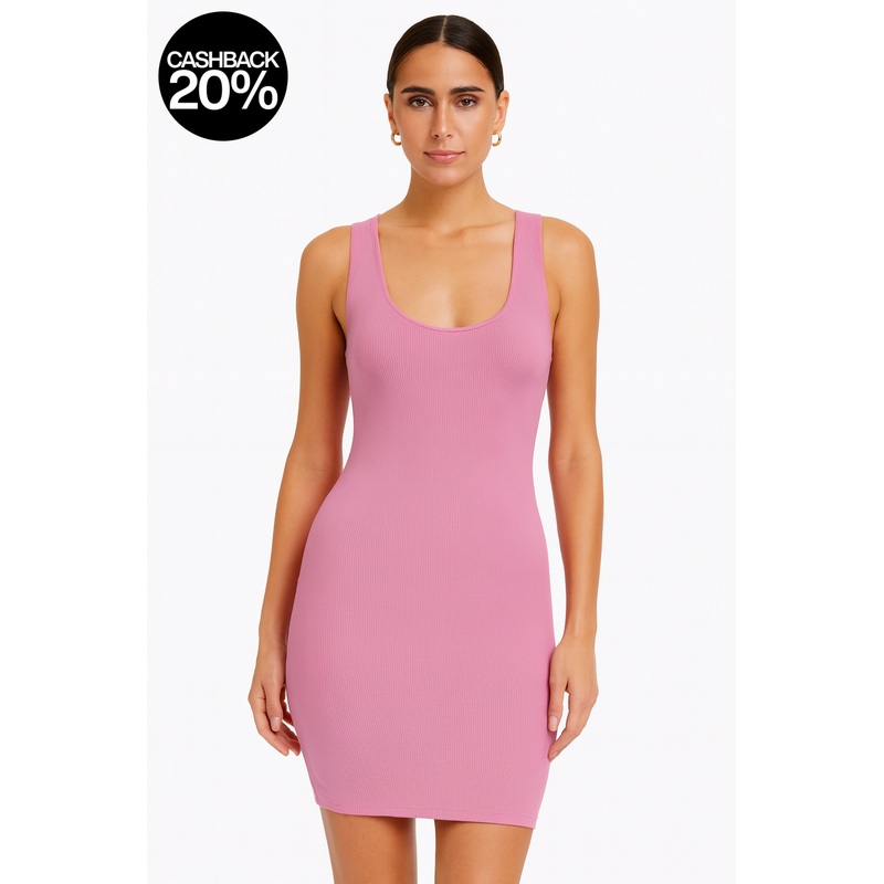 Forever 21 Women’s Purple Ribbed Open Back Sleeveless Dress | Forever 21 In Lebanon