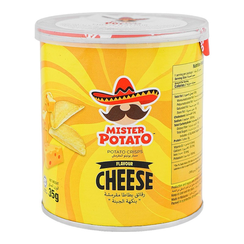 Mister Potato Crisps Cheese Flavour 35g | Mister In Lebanon