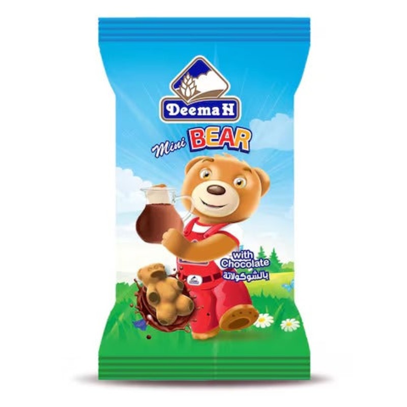 Deemah Mini Bear Cake with Chocolate 30g | Deemah In Lebanon