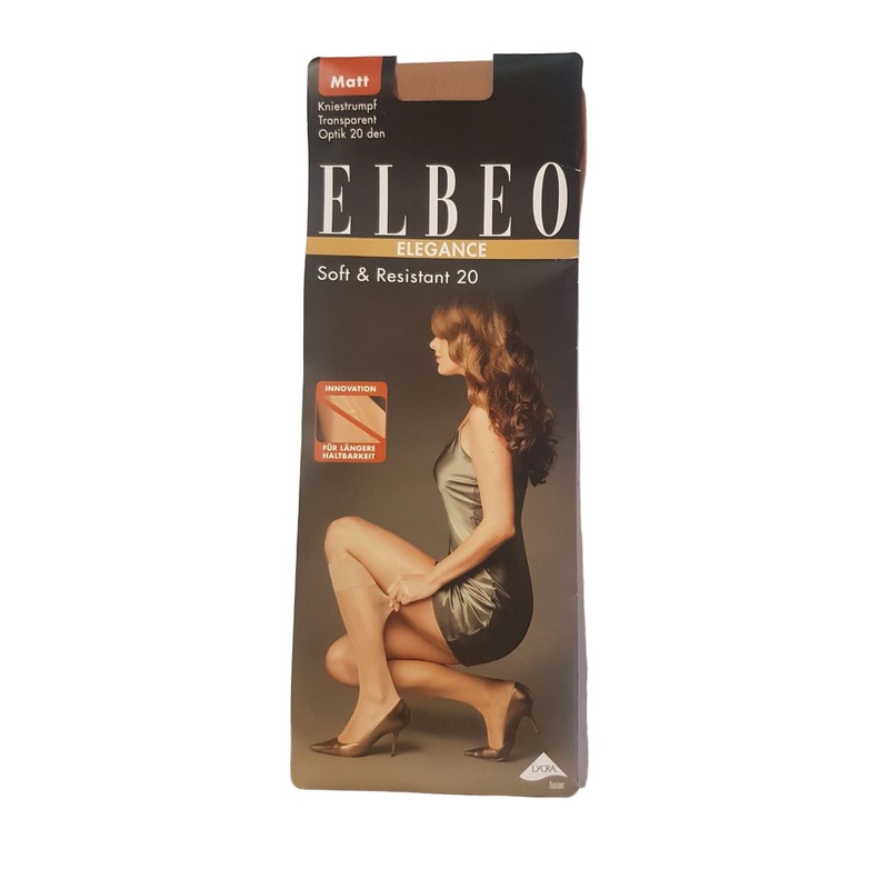 Elbeo Women’s Light Brown 3300 Soft & Resistant 20 Long Socks | Elbeo In Lebanon