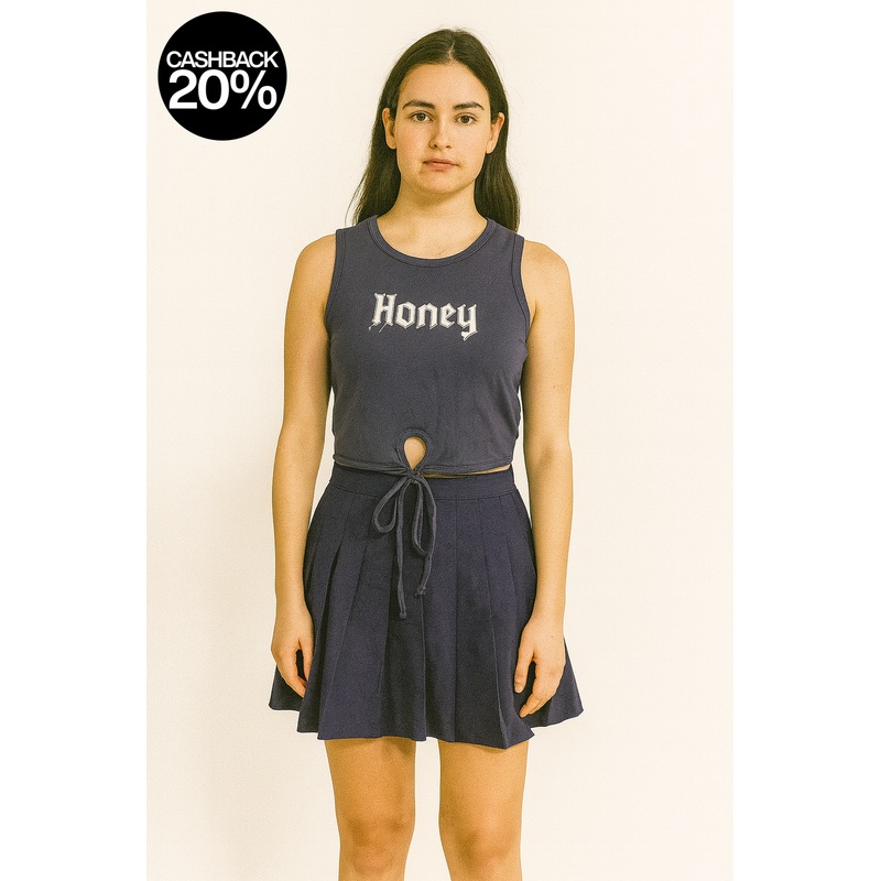 Forever 21 Kid’s Navy Pleated Skirt | Forever 21 In Lebanon