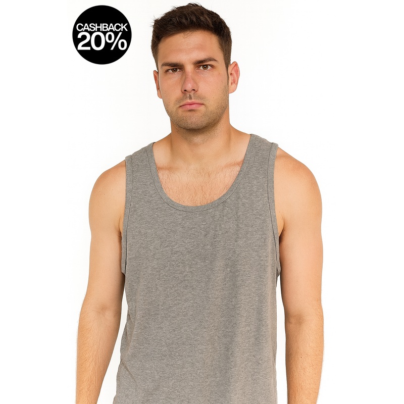 Forever 21 Men’s Gray Crew Neck Sleeveless Tank Top | Forever 21 In Lebanon