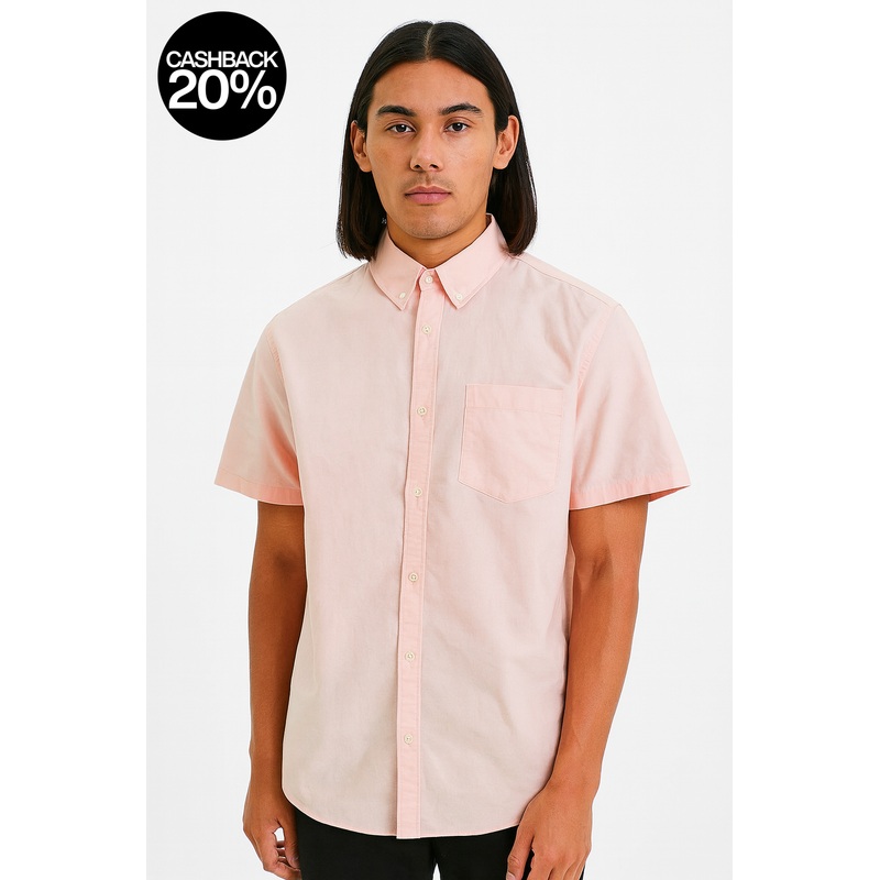 Forever 21 Men’s Light Pink Shirt | Forever 21 In Lebanon