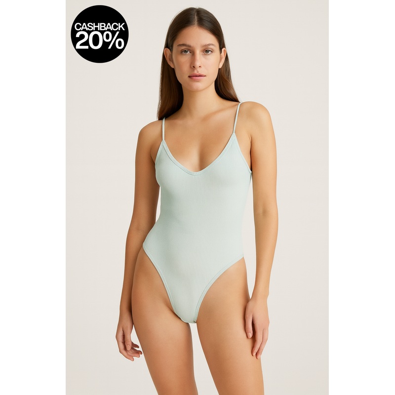 Forever 21 Women’s Aqua Sleeveless Bodysuit | Forever 21 In Lebanon