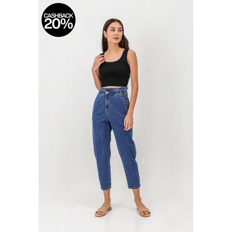 Forever 21 Women’s Black Ribbed Round Neck Sleeveless Crop Top | Forever 21 In Lebanon