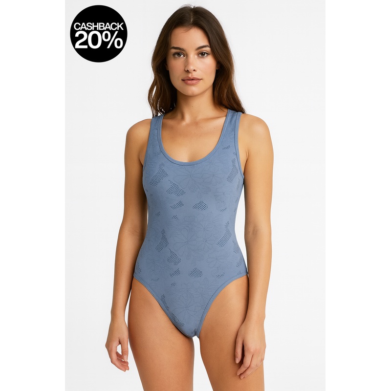 Forever 21 Women’s Light Purple Eyelet Sleeveless Bodysuit |Forever 21 In Lebanon