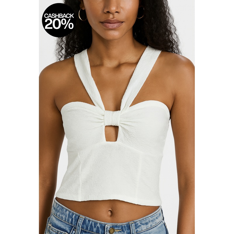Forever 21 Women’s White Sleeveless Top | Forever 21 In Lebanon