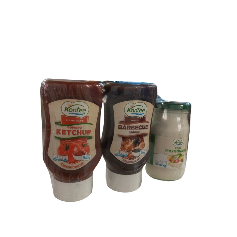 Kontee Tomato Ketchup 340g +Konte Barbecue Sauce 350g + Kontee Mayonnaise 235ml (Promo Price) | Kontee In Lebanon