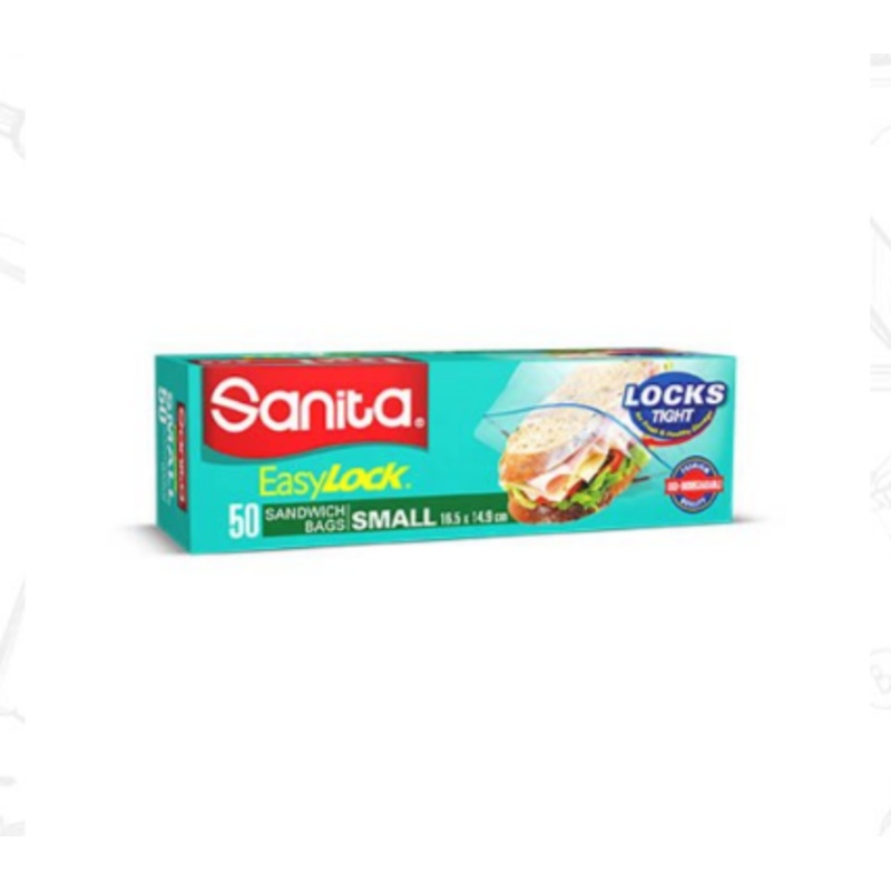 Sanita Handy Easy Locks Tight 25 Sandwich Bags Extra Small | Sanita In Lebanon