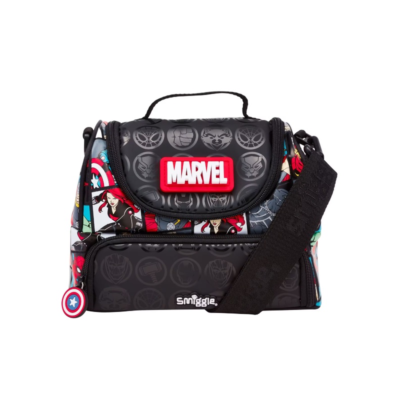 Smiggle Marvel Double Decker Lunch Bag With Strap