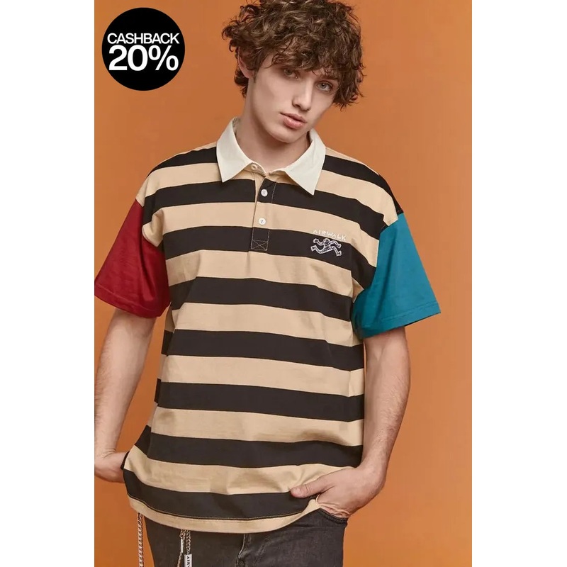 Forever 21 Air Walk Men’s Multi Color Striped T-shirt | Forever 21 In Lebanon