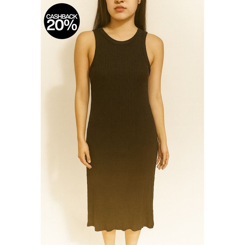Forever 21 Women’s Black Sleeveless Knitted Dress | Forever 21 In Lebanon