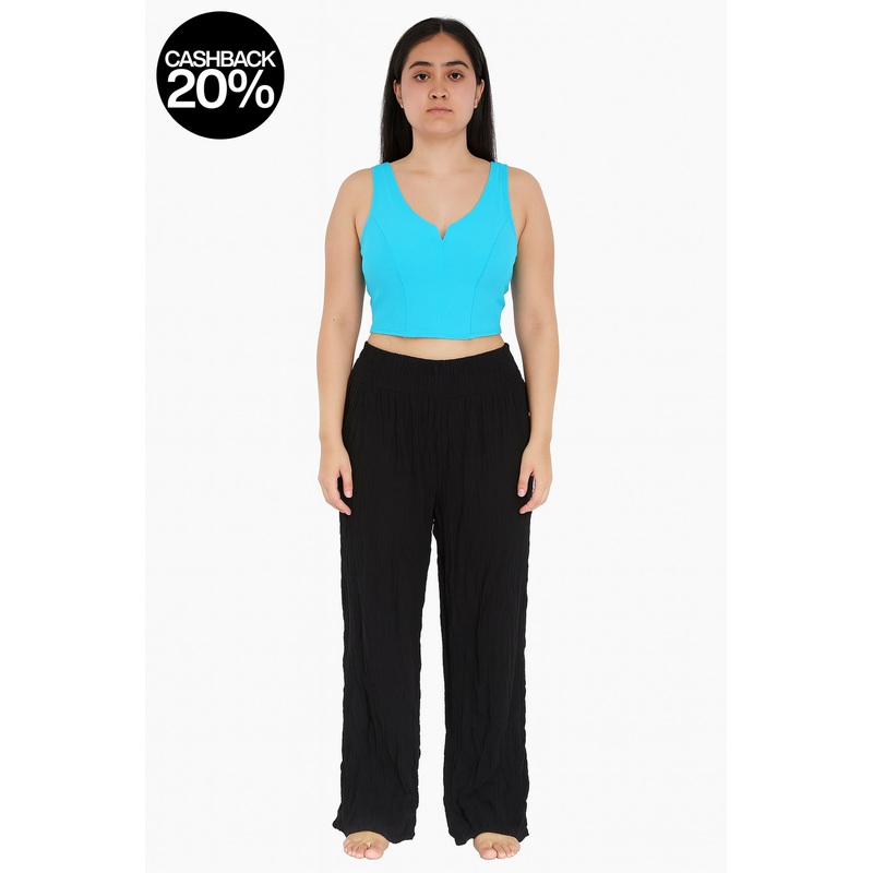 Forever 21 Women’s Black Wide Leg Pant | Forever 21 In Lebanon