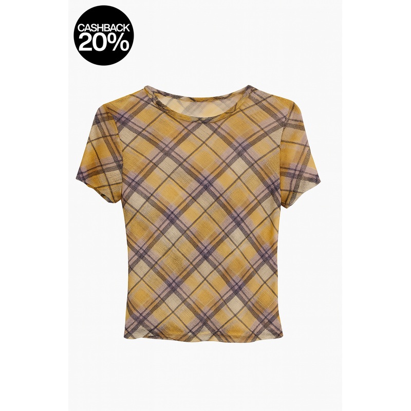 Forever 21 Women’s Multicolor Flannel Short Sleeve Blouse |Forever 21 In Lebanon