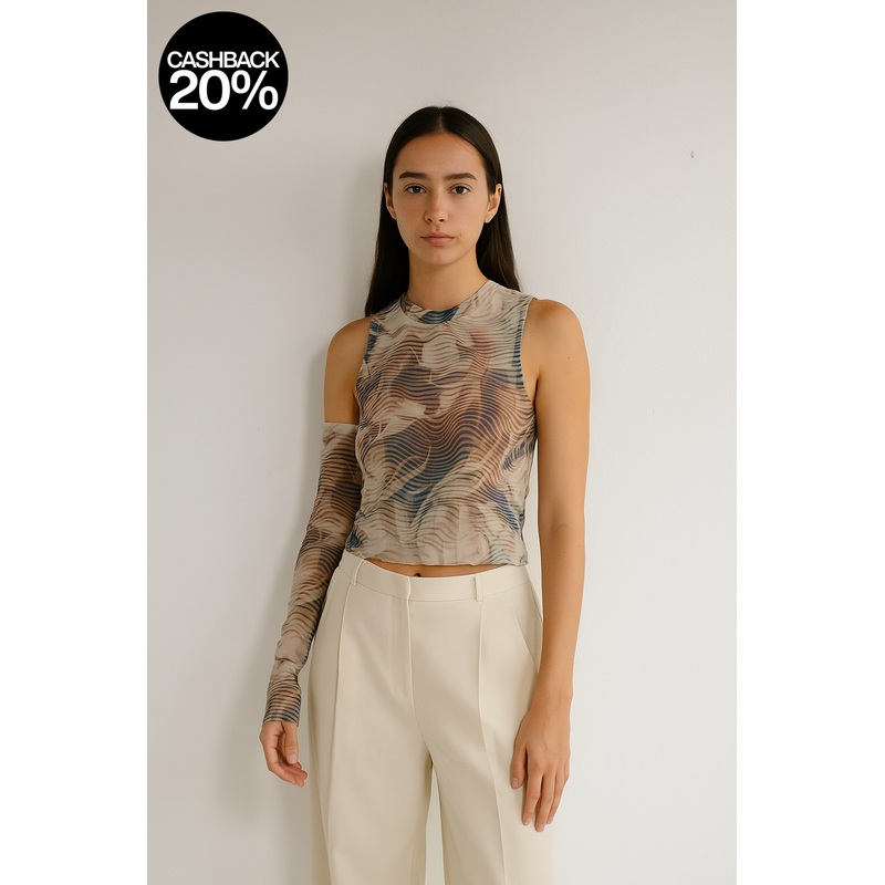 Forever 21 Women’s Multicolor Sleeveless Blouse | Forever 21 In Lebanon