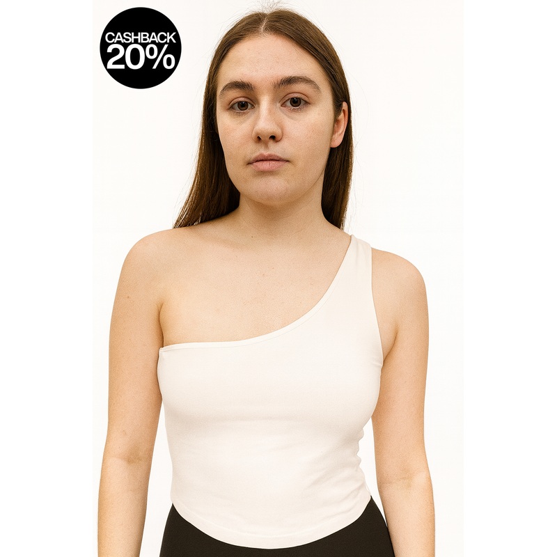 Forever 21 Women’s White One Shoulder BodySuit | Forever 21 In Lebanon