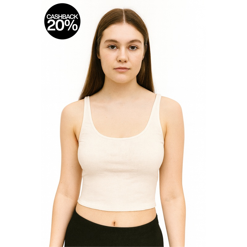 Forever 21 Women’s White Sleeveless Crop Top | Forever 21 In Lebanon
