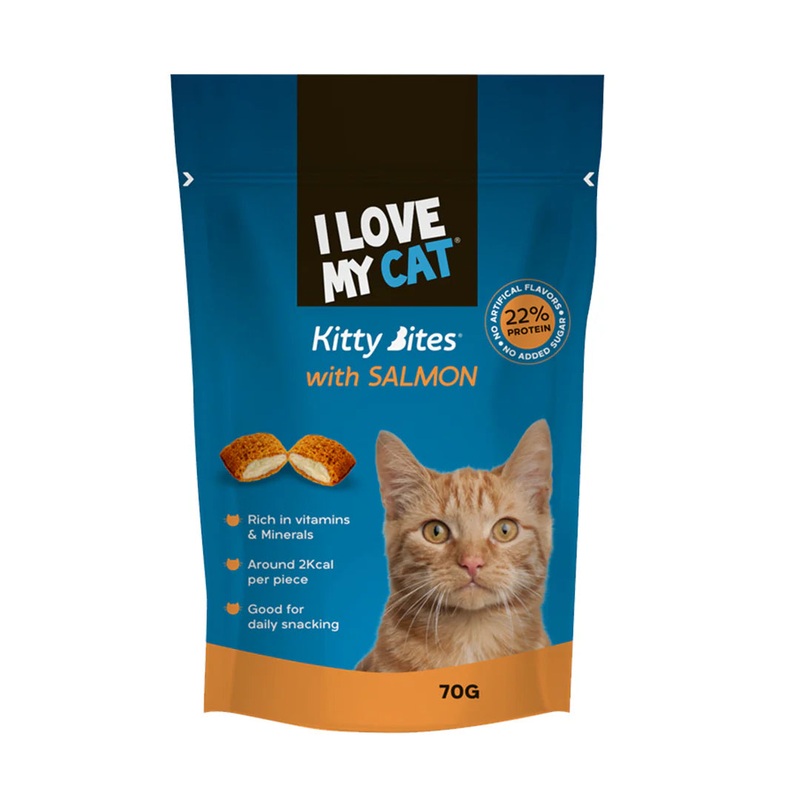 I Love My Cat Kitty Bites with Salmon 70g | I Love My Cat In Lebanon
