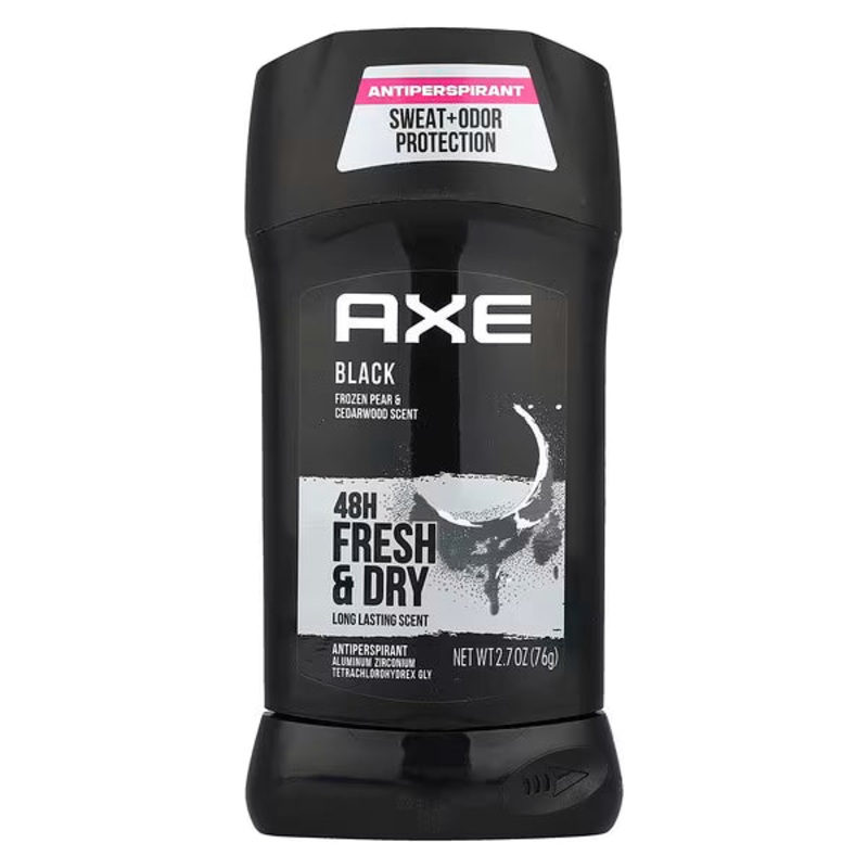 Axe Black Frozen Pear & Cedarwood Scent Long Lasting Antiperspirant Deodorant Stick For Men 76g | Axe In Lebanon