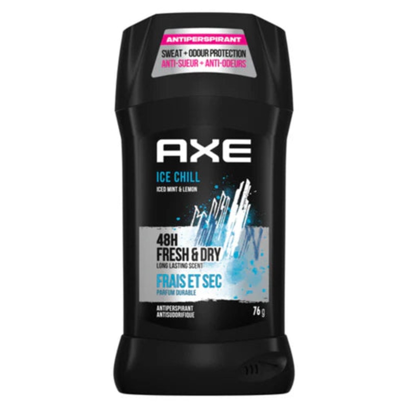 Axe Ice Chill Long Lasting Antiperspirant Deodorant Stick For Men 76g | Axe In Lebanon
