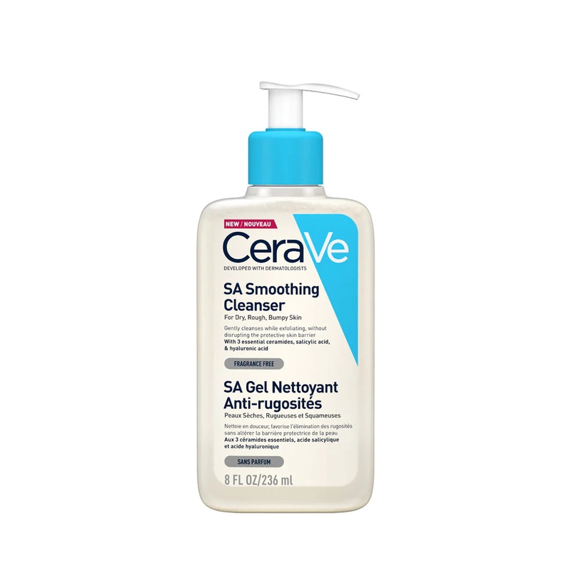 Cerave SA Smoothing Cleanser For Dry, Rough, Bumpy Skin 236ml | Cerave In Lebanon