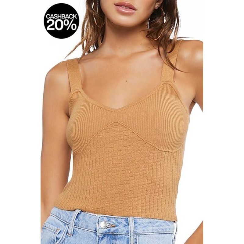 Forever 21 Women’s Brown Sleeveless Blouse | Forever 21 In Lebanon