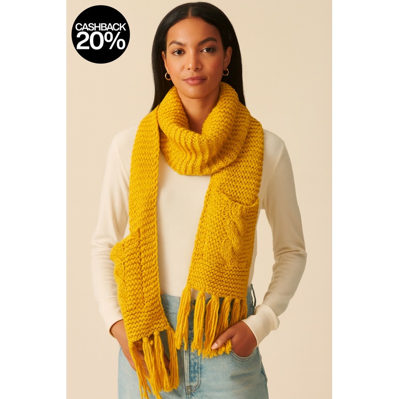 Forever 21 Women’s Mustard Blanket Scarf | Forever 21 In Lebanon