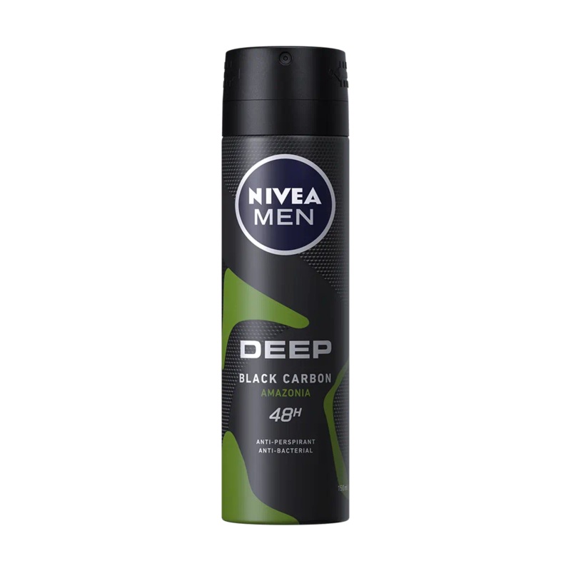 Nivea Men Deep Black Carbon 48H Amazonia 150ml | Nivea In Lebanon