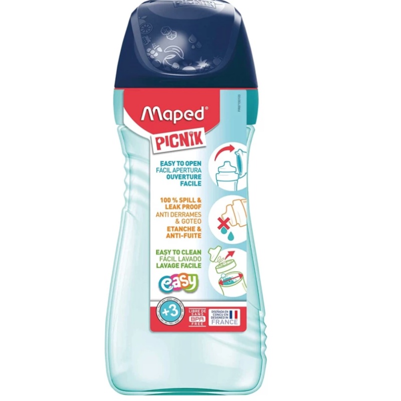 Maped Picnik Aqua Water Bottle 100% Leak Proof 430ml | Maped In Lebanon